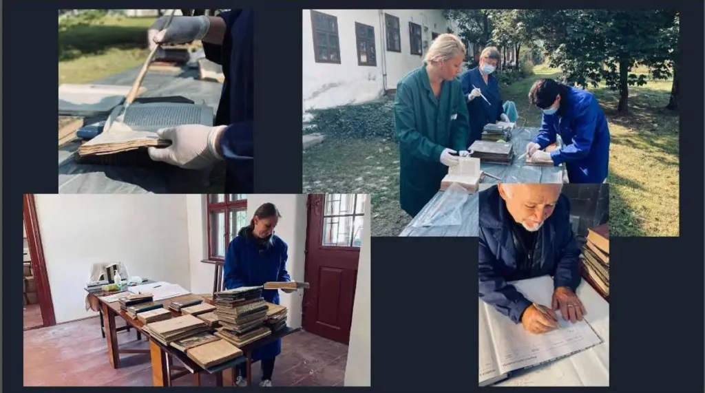 Braşov: Trei mii de volume din patrimoniul şagunian au fost salvate de la degradare