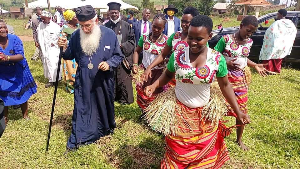 The Caretaker Archbishop of Holy Metropolis of Kampala Makarios of Kenya is on pastoral visits in Uganda