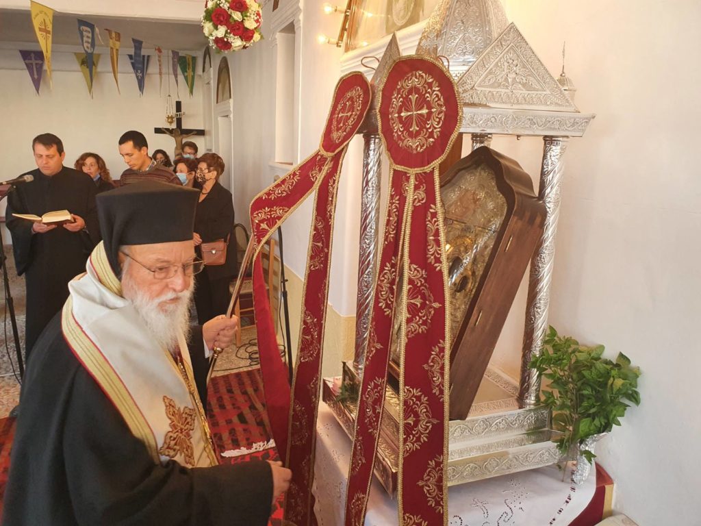 Υποδέχθηκαν την Παναγία την Έλωνα στο Λεωνίδιο