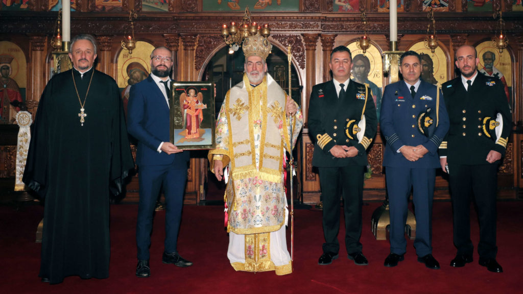 Archbishop Nikitas of Thyateira & Great Britain presided over the Parish Feast at the Cathedral of the Holy Cross and the Archangel Michael in Golders Green