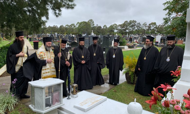 Στον τάφο του προκατόχου του ο Αρχιεπίσκοπος Αυστραλίας