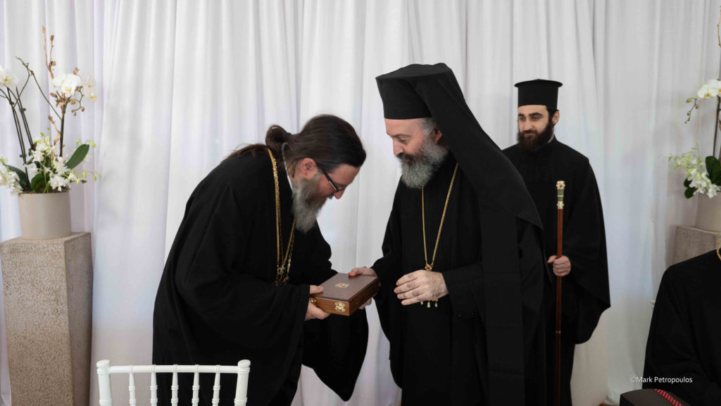 Archbishop of Australia Makarios attends hierarchical Divine Liturgy at St Nicholas parish in Sydney