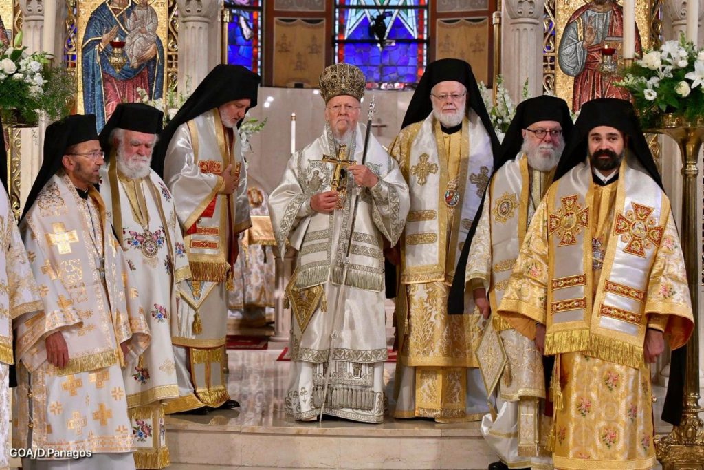 Patriarchal Divine Liturgy at Holy Trinity Cathedral in NYC officiated by the Ecumenical Patriarch Bartholomew