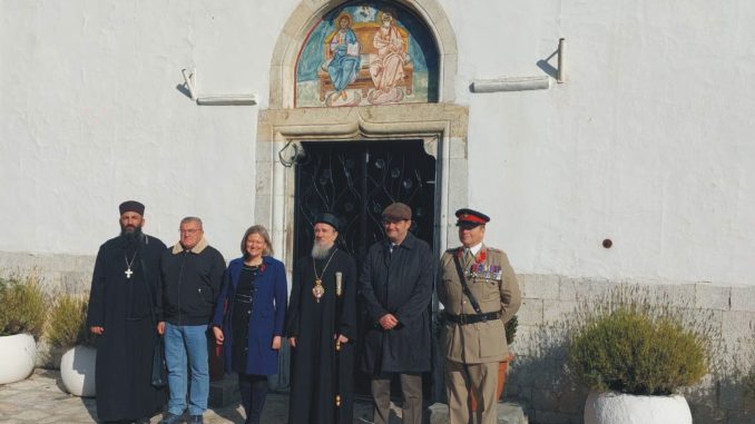 Епископ Атанасије и амбасадор Велике Британије у Пљевљима