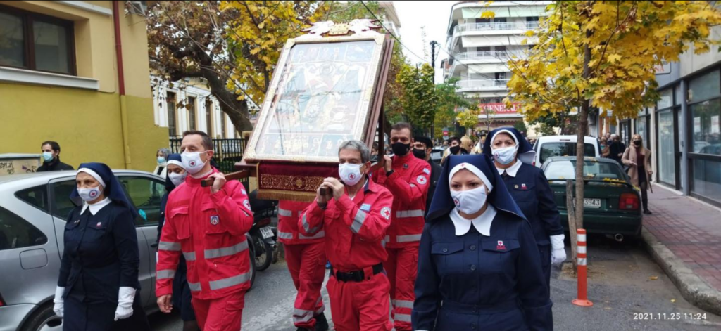 Με λιτάνευση η Κατερίνη τίμησε την Πολιούχο της Αγία Αικατερίνη