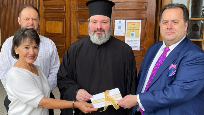 Australian Hellenic Choir makes a donation to St Nicholas Parish in Marrickville