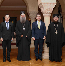 Serbian Patriarch Porfirije received a Syrian diplomat