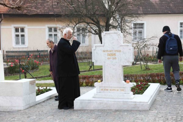 Memorial service on anniversary of repose of Patriarch Pavle