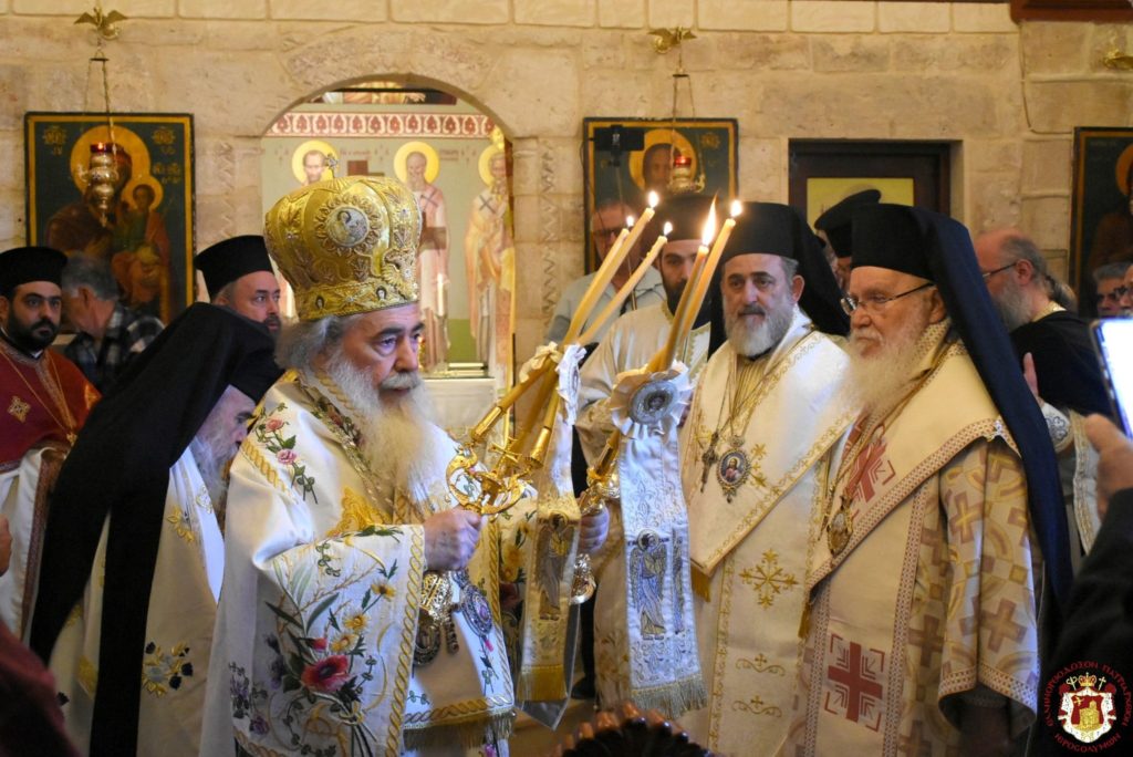 Πατριαρχική Θεία Λειτουργία στην Πκέα του Βόρειου Ισραήλ