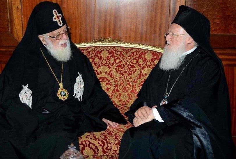 Ο Πατριάρχης Γεωργίας συγχαίρει τον Οικουμενικό Πατριάρχη