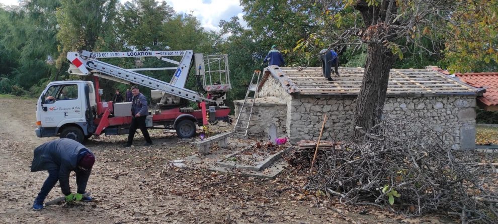 Покривът на параклис „Св. Теодор“ в Марково е почти готов