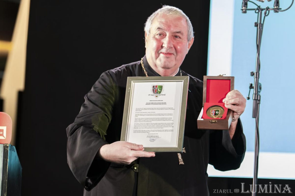 Părintele Ioan Sauca a primit premiul „Bridge Builder”