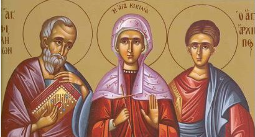 Feast day of the Apostle Philemon