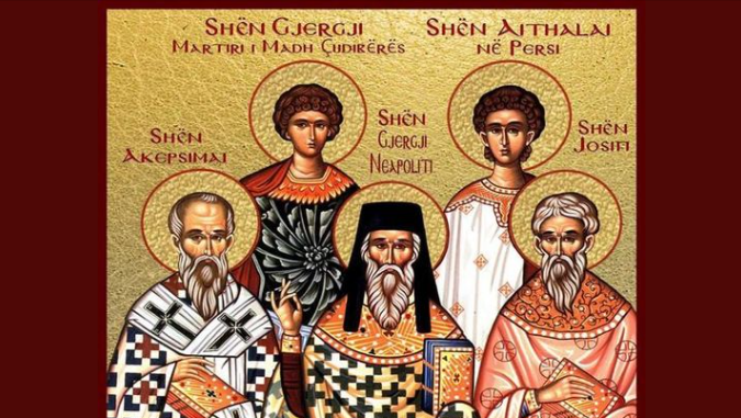 Dëshmorët Akepsimai, Josifi, Aithalai në Persi