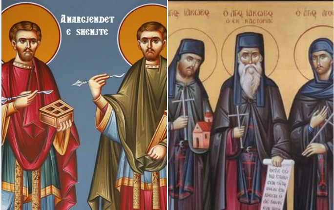 Anargjendët Kozma e Damian, nga Azia