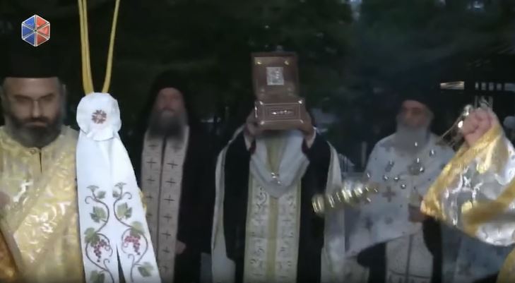 Η Pemptousia.tv στην υποδοχή της Τιμίας Κάρας του Οσίου Ιερωνύμου