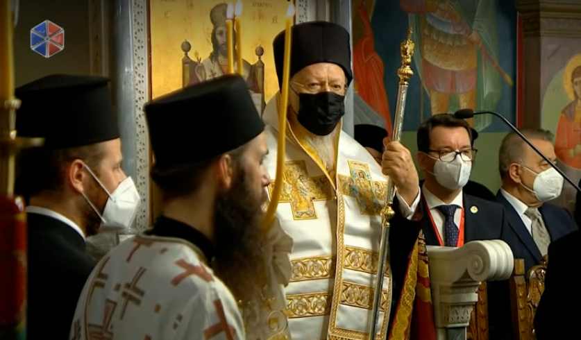 Ο Οικουμενικός Πατριάρχης στον επίσημο εορτασμό για την Αγιοκατάταξη του Οσίου Ιερωνύμου