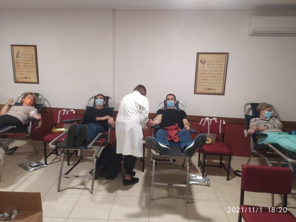 Με μεγάλη επιτυχία η Αιμοδοσία στο Καματερό