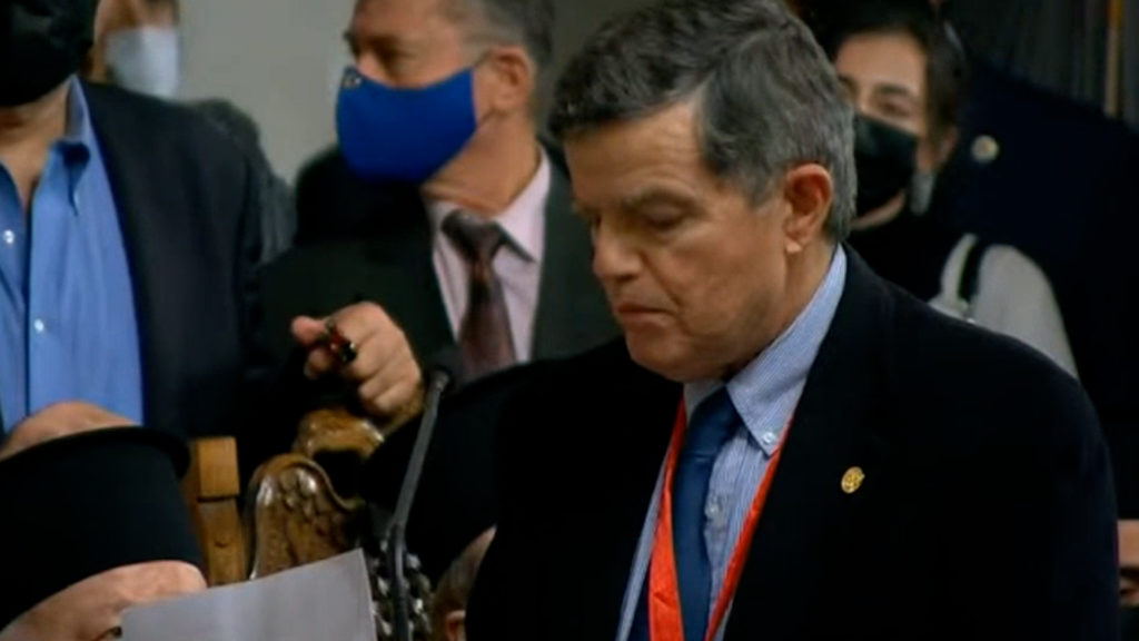 Ο Διοικητής του Αγίου Όρους στο Μετόχι του Βύρωνα