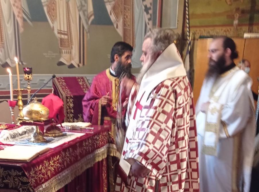 Ο Μητροπολίτης Κιτίου στη Θεία Λειτουργία στο Καλό Χωριό