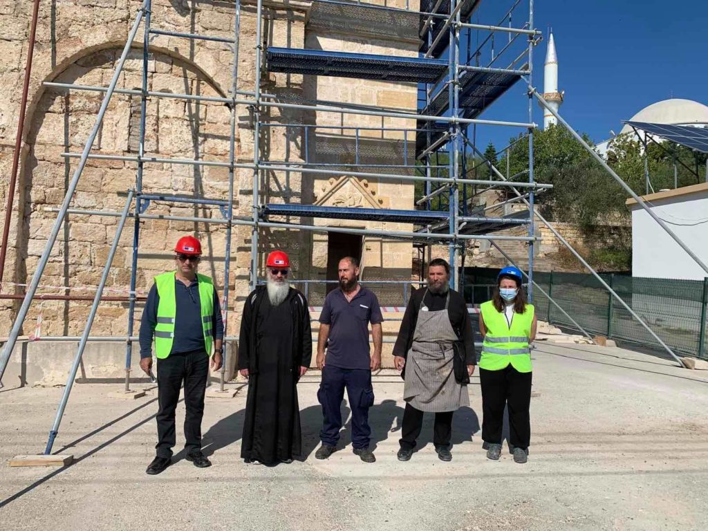 ΚΥΠΡΟΣ: Ο Θεοφιλέστατος επισκέφτηκε το εργοτάξιο
