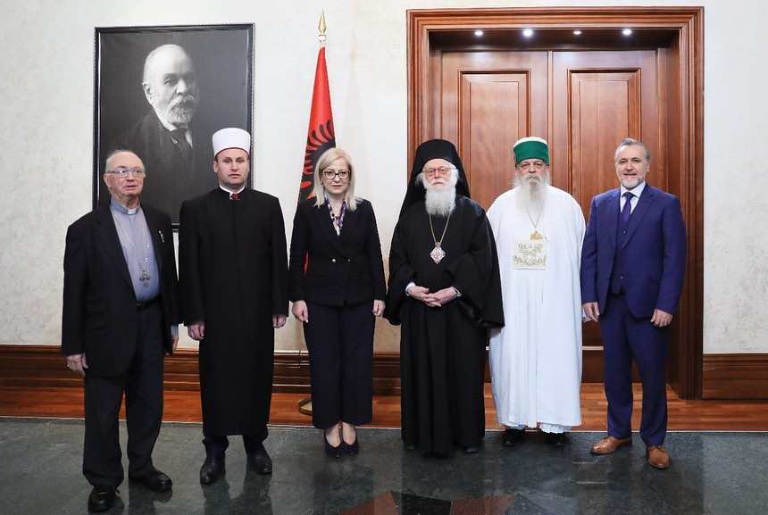 Στην Πρόεδρο της Αλβανικής Βουλής ο Αρχιεπίσκοπος Αναστάσιος