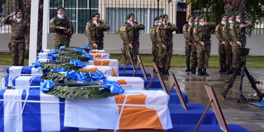 Τελετές μετακομιδής των λειψάνων επτά Ελλήνων Αγωνιστών, σε Κύπρο και Ελλάδα