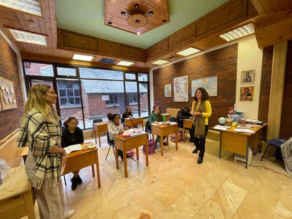 The Co-ordinator of the Central Educational Council visited the School “Bishop Christoforos”
