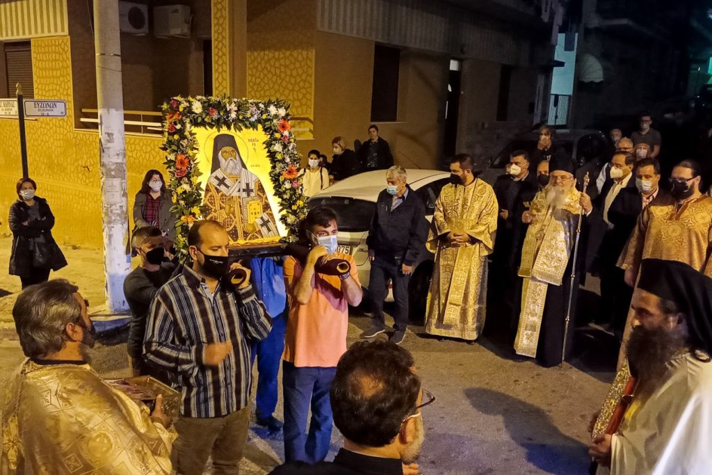 Τίμησαν τον συνέφορο στην Αγία Μαρίνα Ηλιούπολης