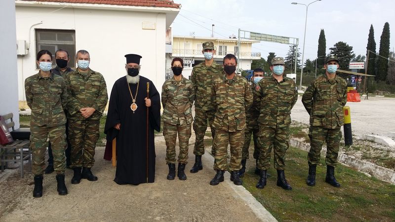 Αγιασμός στο στρατόπεδο Παπαγεωργίου Πρεβέζης