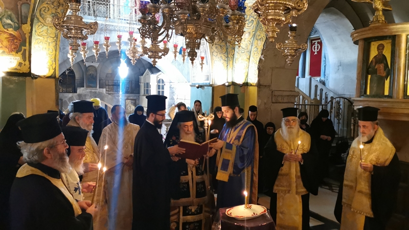 Patriarch of Jerusalem Theodoros III officiates at Divine Liturgy in Greek Orthodox Arab-speaking community of Buqei’a