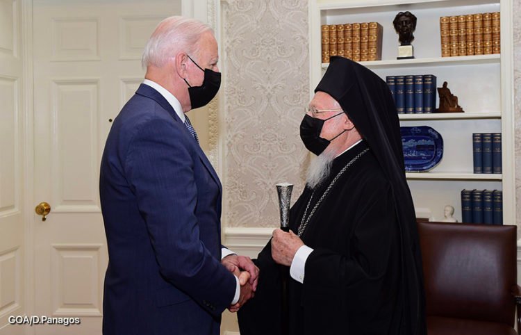 Τηλεφωνική επικοινωνία Οικουμενικού Πατριάρχη-Μπάιντεν