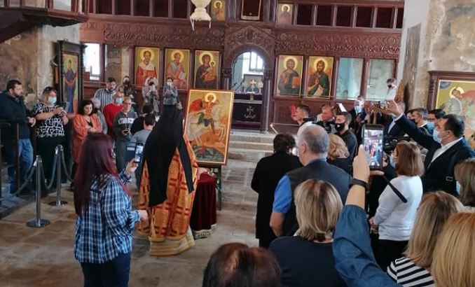 Church services after two years in cathedral in occupied Famagusta