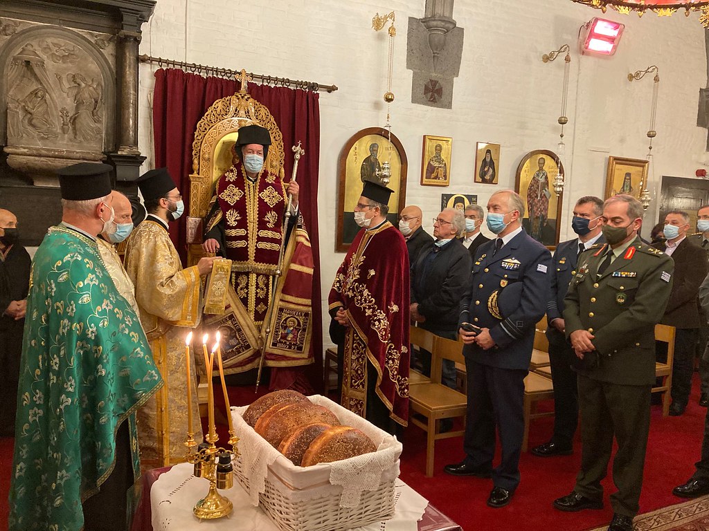 Ο Έλληνας Στρατιωτικός Αντιπρόσωπος τίμησε τον Άγιο