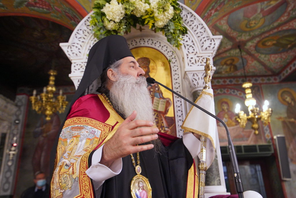 Vespers at St. Nilus Cathedral in port city of Piraeus on occasion of today’s feast day