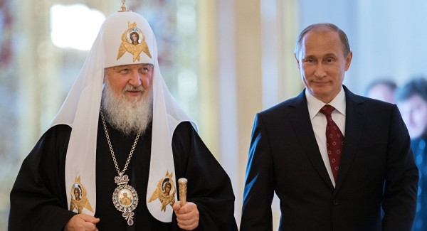 Putin conveys best wishes to Russian Patriarch Kirill on occasion of National Unity Day
