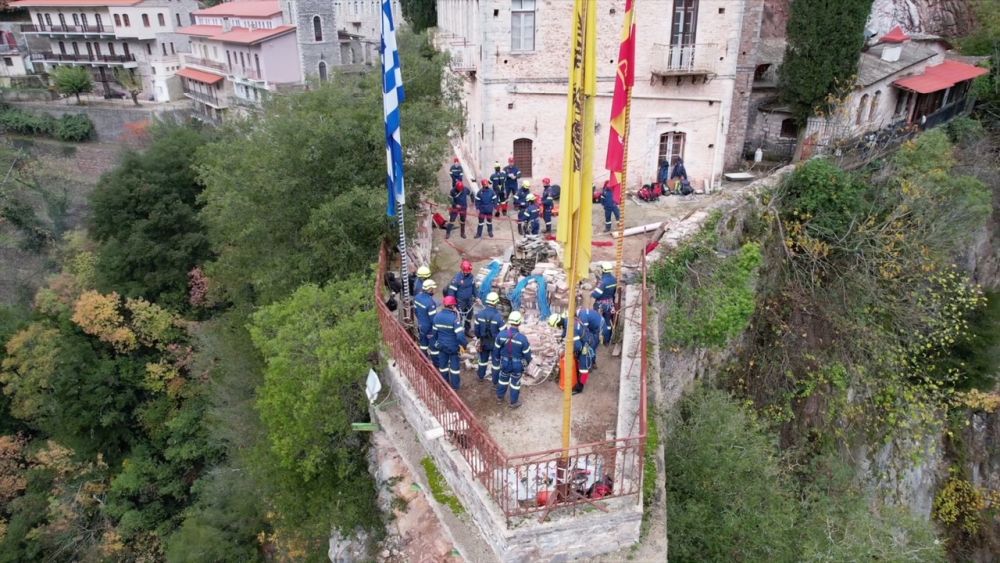 В монастыре Прусы прошли ежегодные учения седьмой бригда службы спасения