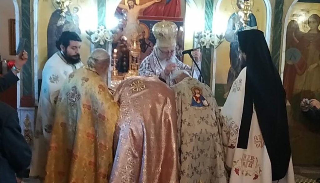 Στον πανηγυρίζοντα Ιερό Ναό Παμμεγίστων Ταξιαρχών στο Θεριακήσι Βάλτου ο Μητροπολίτης Αιτωλίας