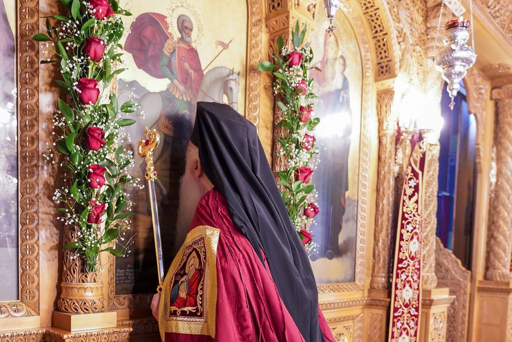 Στον πανηγυρίζοντα Ιερό Ναό Αγίου Μηνά Ναούσης ο Μητροπολίτης Βεροίας