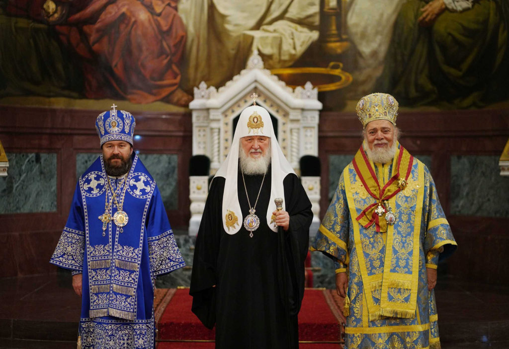 His Holiness Patriarch Kirill celebrates Liturgy on the Feast of the Entry of the Most Holy Theotokos into the Temple
