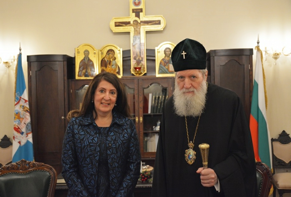 Българският патриарх Неофит прие посланика на САЩ Н. Пр. Херо Мустафа