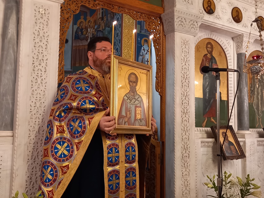 Η εορτή της μνήμης του Αγίου Νικολάου στην Ιερά Μητρόπολη Κορίνθου