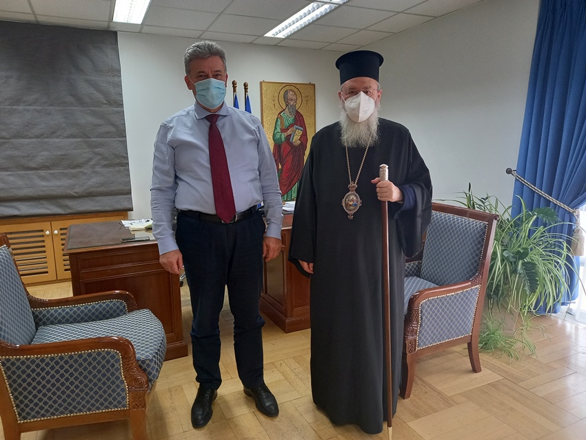 Στον Δήμαρχο Κορινθίων ο Μητροπολίτης Κορίνθου