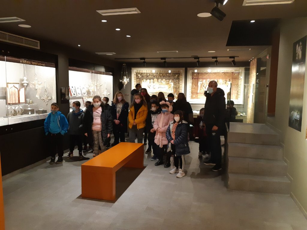 Τελευταία εκπαιδευτική επίσκεψη στο Βυζαντινό Μουσείο Μακρινίτσας για το 2021