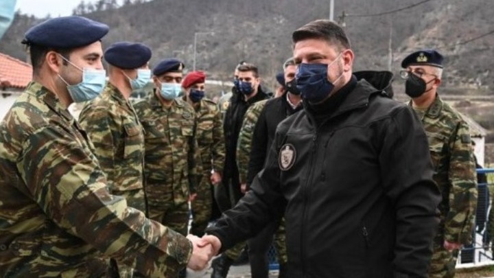 Τα μέτρα επιτήρησης των συνόρων στη Θράκη επιθεώρησε ο Υφυπουργός Εθνικής Άμυνας