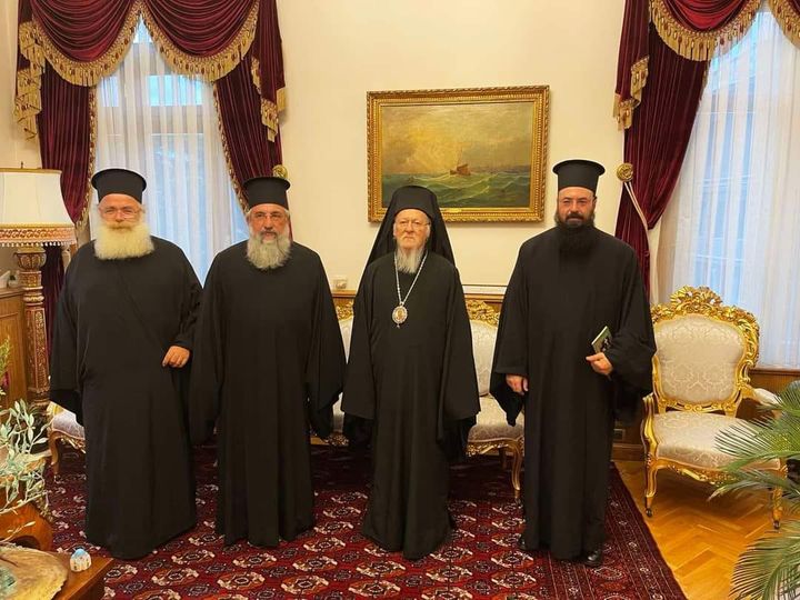 ‎البطريرك المسكوني يستقبل وفد من كنيسة جزيرة كريت اليونانية