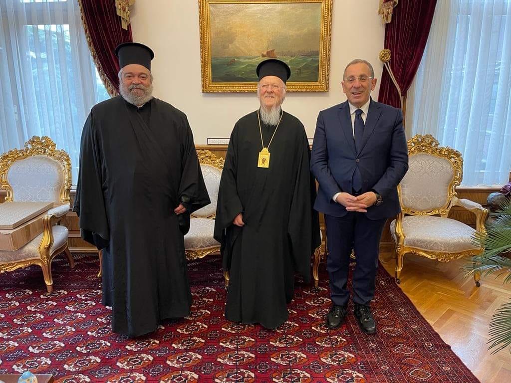 ‎البطريرك بستقبل رئيس اساقفة ايطاليا واكسرخوس جنوب اوروبا