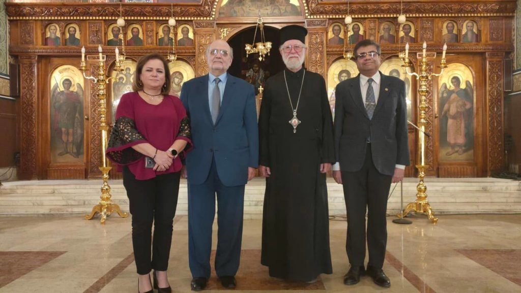 متروبوليت طنطا للروم الأرثوذكس والأمين العام لمجلس كنائس الشرق الأوسط يؤكدان على أهمية المجلس