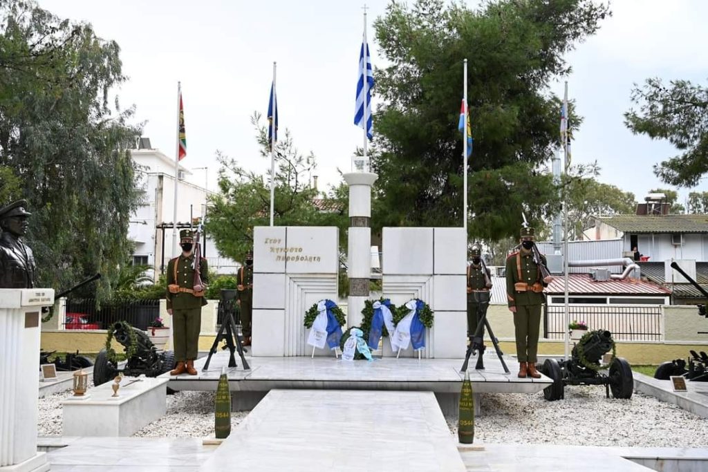 Ο εορτασμός της Αγίας Βαρβάρας στη Σχολή Πυροβολικού