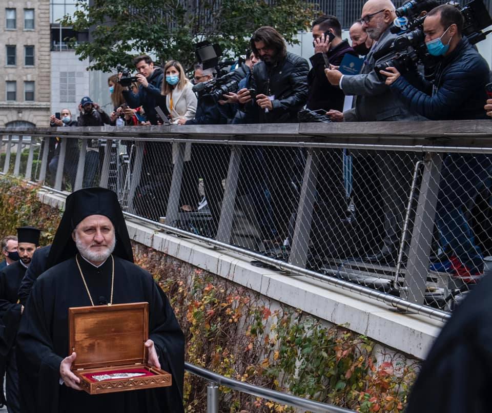 Ο Αμερικής Ελπιδοφόρος για τον Άγιο Νικόλαο στο Σημείο Μηδέν